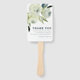 Minimalistische Hochzeit der Wasserfarben Fächer