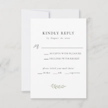 Minimalistische Hochzeit Elegante Moderne Grünpfla
