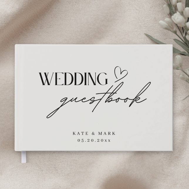 Minimalistische Hochzeit Gästebuch (Von Creator hochgeladen)