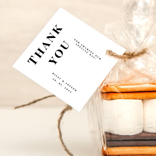 Minimalistische Hochzeit Geschenkanhänger (Von Creator hochgeladen)