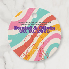 Minimalistische Hochzeit Geschenkanhänger