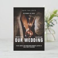 Minimalistische Hochzeit im Foto