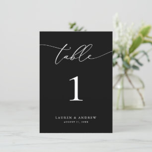 Minimalistische Hochzeit in Schwarz und Weiß Eve