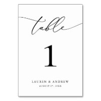 Minimalistische Hochzeit in Schwarz und Weiß | Eve
