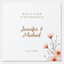 Minimalistische Hochzeit mit moderner Kalligrafie
