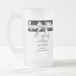 Minimalistische Hochzeit Personalisierte Mattierte Mattglas Bierglas