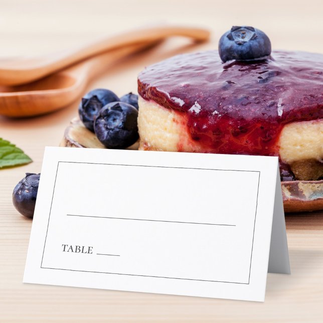 Minimalistische Hochzeit Platzkarte (Von Creator hochgeladen)