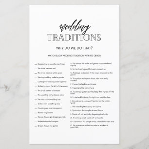 Minimalistische Hochzeit Traditionen Dusche
