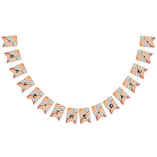 Minimalistische Hochzeit Wimpelkette