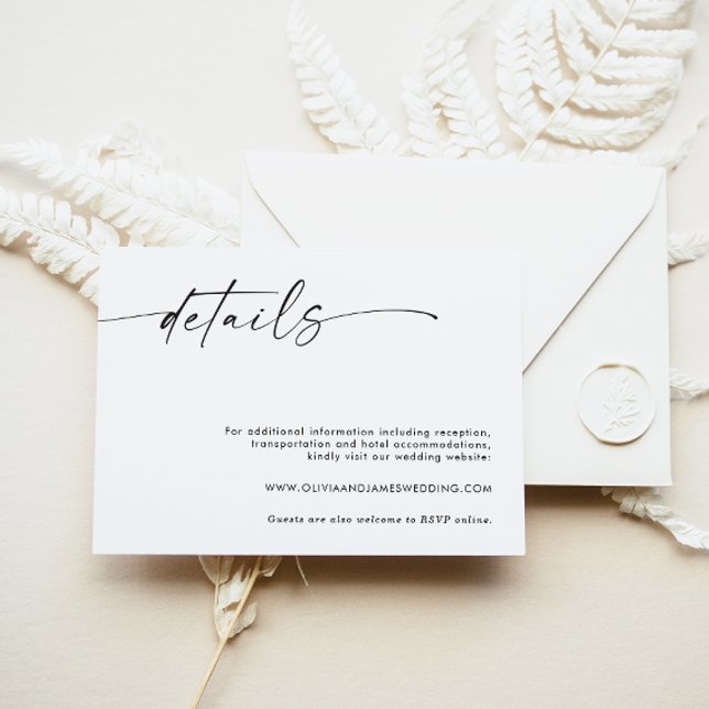 Minimalistische Hochzeitskarte, Eintrittskarten Einladung (Von Creator hochgeladen)