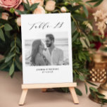 Minimalistische Hochzeitstabelle 13 Zahlen und Bil Ankündigung<br><div class="desc">Eine andere Art,  Ihre Hochzeitsfeiern Tischnummern zu zeigen. Entworfen,  um die Kollektion "Wedding Essentials - Classic" zu ergänzen. Dieses Template enthält 1 Bild,  das als Kind oder als Paar sein könnte,  Tabelle 13 in. Klassische elegante Schrift Typografie,  Pärchennamen und Hochzeitstag. Tabellen 1 bis 15 in der Auflistung abrufen</div>