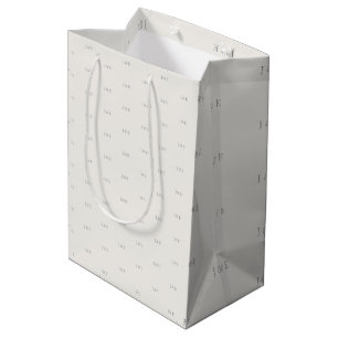 Minimalistische Hochzeitstaschentüte Warmes Elfe Mittlere Geschenktüte