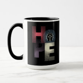 Minimalistische Hoffnung Tasse