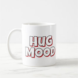 Minimalistische „Hug Mood“-Kaffeetasse – Süßes Zit Kaffeetasse