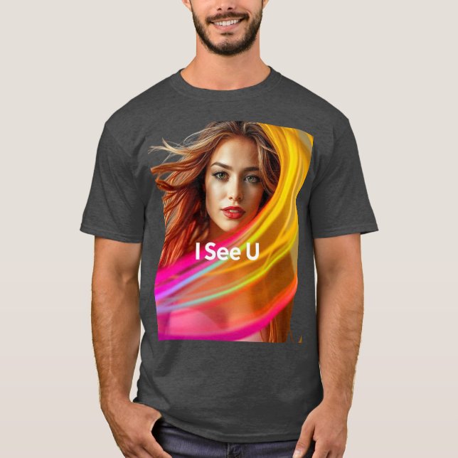 Minimalistische "Ich sehe dich" perfekt für die Ve T-Shirt (Vorderseite)