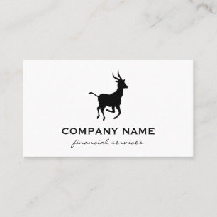 Minimalistische Imitate Gold Metallic / Gazelle Ic Visitenkarte