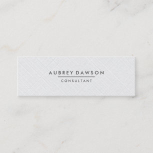 Minimalistische Imitate Mini Visitenkarte