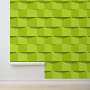 Minimalistische, in hellen grünen Farbtönen Abstra Tapete
