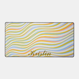 Minimalistische individuell anpassbare Abstrakte S Schreibtischunterlage