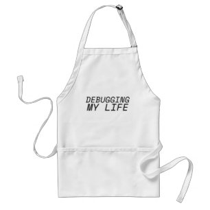 Minimalistische Industrietypografie Schürze