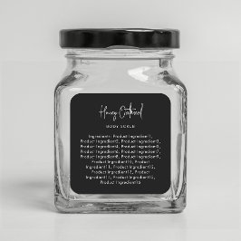 Minimalistische Inhaltsstoffe für benutzerdefinier Quadratischer Aufkleber