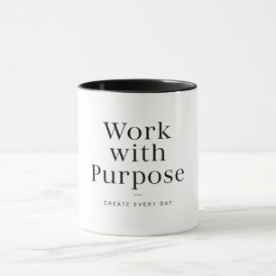 Minimalistische Inspirierende Tasse Moderne Neut