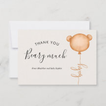 Minimalistische Jemand Beary Niedlich Balloon Baby