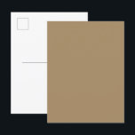 Minimalistische Kaffeekarte - individuell anpassba Ankündigungspostkarte<br><div class="desc">Diese minimalistische Postkarte in einem reichen Kaffeeton ist eine zeitlose und berufliche Art, Ihre Botschaft zu teilen. Ob Sie eine Firmenveranstaltung organisieren, eine Hochzeit ankündigen, Gäste zu einer religiösen Zeremonie einladen oder eine Schulfeier veranstalten - diese Karte passt sich problemlos Ihrer Vision an. Sie können das Design vollständig personalisieren: Entfernen...</div>