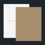 Minimalistische Kaffeekarte - individuell anpassba Ankündigungspostkarte<br><div class="desc">Diese minimalistische Postkarte in einem reichen Kaffeeton ist eine zeitlose und berufliche Art, Ihre Botschaft zu teilen. Ob Sie eine Firmenveranstaltung organisieren, eine Hochzeit ankündigen, Gäste zu einer religiösen Zeremonie einladen oder eine Schulfeier veranstalten - diese Karte passt sich problemlos Ihrer Vision an. Sie können das Design vollständig personalisieren: Entfernen...</div>