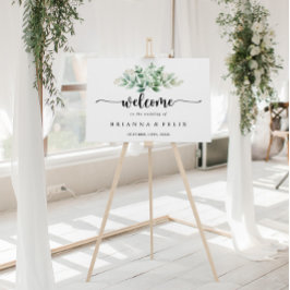 Minimalistische Kalligrafie Eukalyptus Wedding Wil Poster