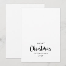 Minimalistische Kalligrafie Frohe Weihnachten