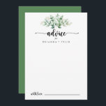 Minimalistische Kalligrafie-Grüne Eukalyptus-Hochz Hinweiskarte<br><div class="desc">Diese minimalistische kalligraphische grüne eucalyptus Hochzeitsratenkarte ist perfekt für eine rustikale Hochzeit. Das Design ist mit handgemalten Aquarellgrün Eukalyptus,  inspirierend natürliche Schönheit. Diese Karten sind ideal für Hochzeiten,  Brautparty,  Babydusche,  Graduiertenfest u.v.m. Personalisieren Sie die Karten mit den Namen der Braut und Bräutigam,  den Eltern,  die Sie werden oder Absolvent.</div>