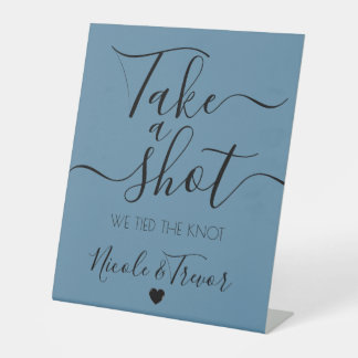 Minimalistische Kalligrafie Hochzeit Mach einen Sc Sockelschild
