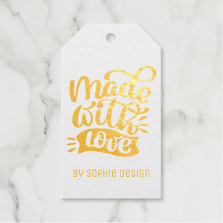 Minimalistische Kalligrafie mit Liebe individuell  Geschenkanhänger