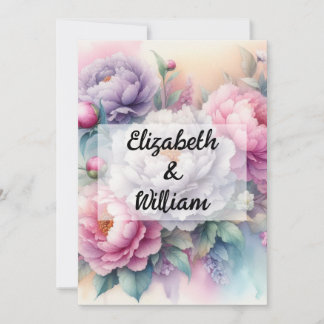 Minimalistische Kalligraphie Einladung