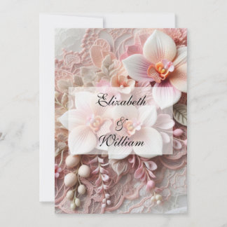 Minimalistische Kalligraphie Einladung