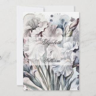 Minimalistische Kalligraphie Einladung