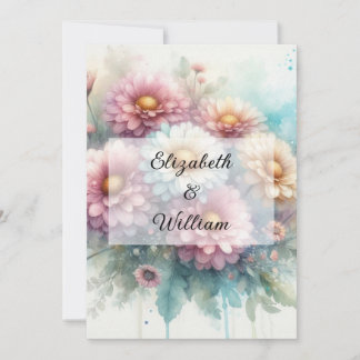 Minimalistische Kalligraphie Einladung