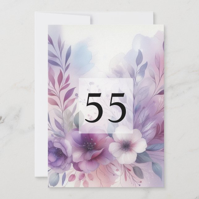 Minimalistische Kalligraphie Einladung (Vorderseite)