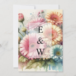 Minimalistische Kalligraphie Einladung