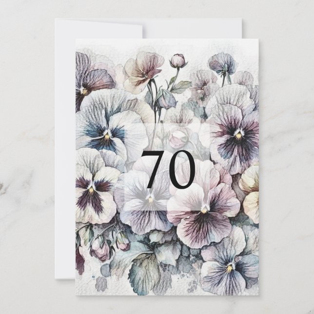 Minimalistische Kalligraphie Einladung (Vorderseite)