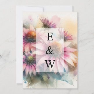 Minimalistische Kalligraphie Einladung