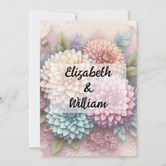 Minimalistische Kalligraphie Einladung