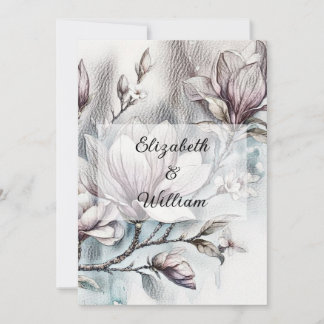 Minimalistische Kalligraphie Einladung