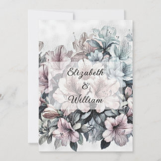 Minimalistische Kalligraphie Einladung