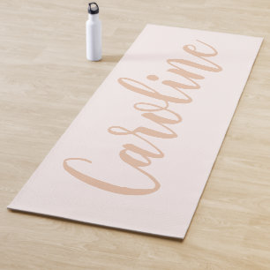 Minimalistische Kalligraphie - Personalisierter Na Yogamatte