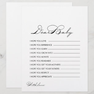 Minimalistische kalligraphische Wünsche für Kinder