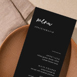 Minimalistische Karten für Hochzeiten | Modernes M<br><div class="desc">Minimalistische Karten mit Hochzeitmenü | Moderne Speisekarte,  Abendmenü für Hochzeiten,  rustikales Buffet zum Hochzeitsessen und Getränkekarte,  einfache kalligraphische rustikale Hochzeitsmenüs,  rustikales Hochzeitsmenü,  Menü für Hochzeitstische</div>