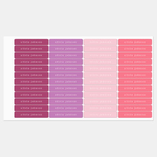 Minimalistische Kids-Labels für Mädchen Etiketten