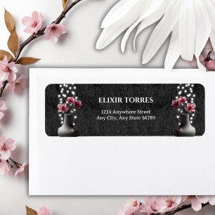 Minimalistische Kirschblüten-Blumen-Baby-Party